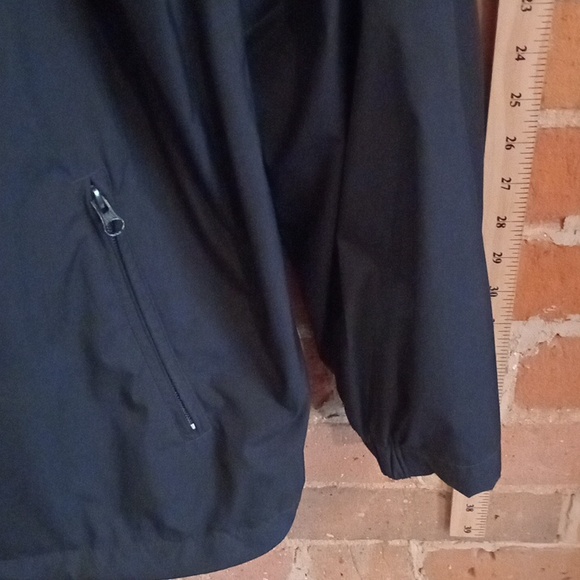 Nautica Windbreaker Mens Large Black - Picture 4 of 6